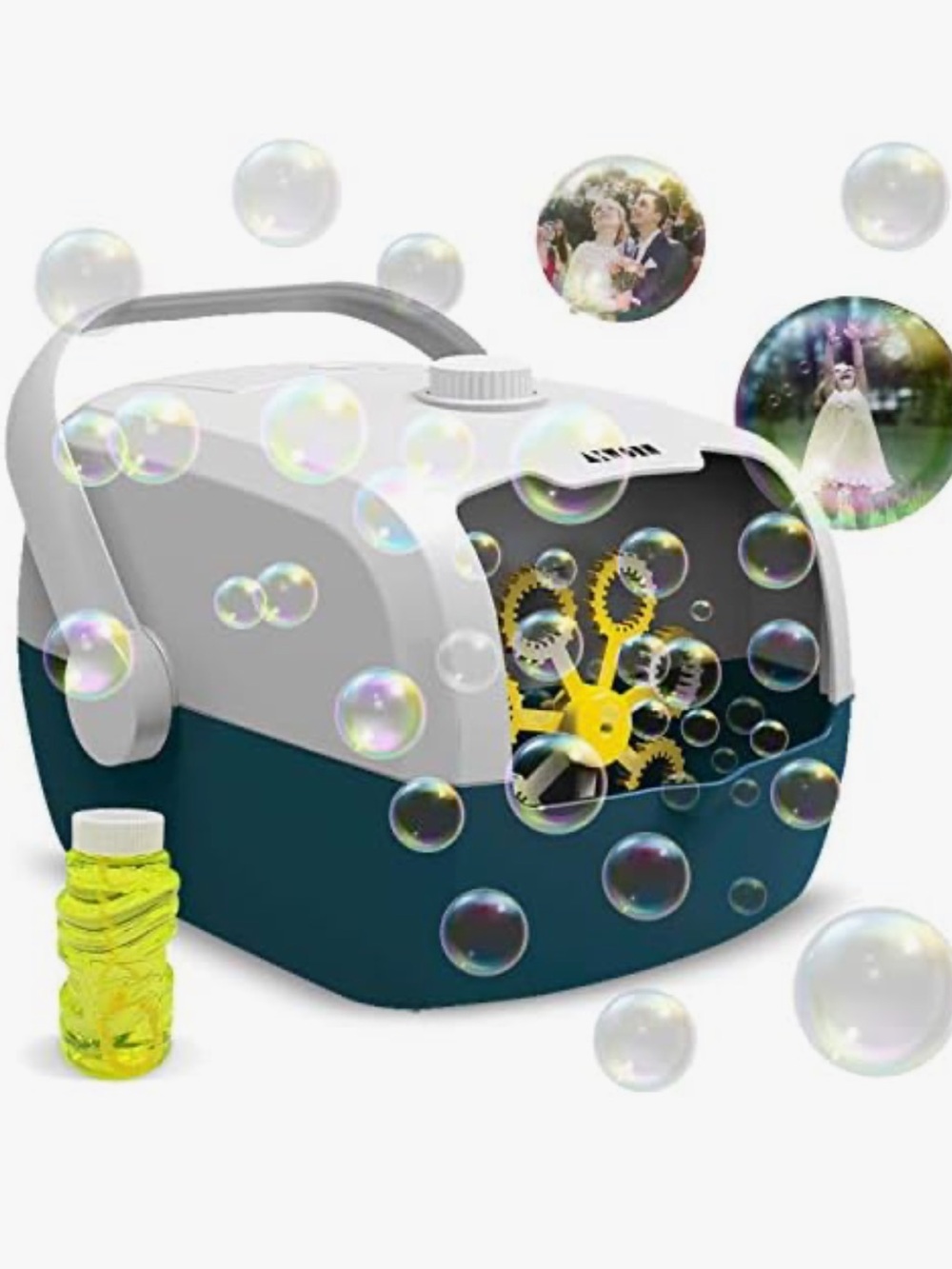 Bubble Machine, Automatic Blower-Portable-3k bubbles per minute